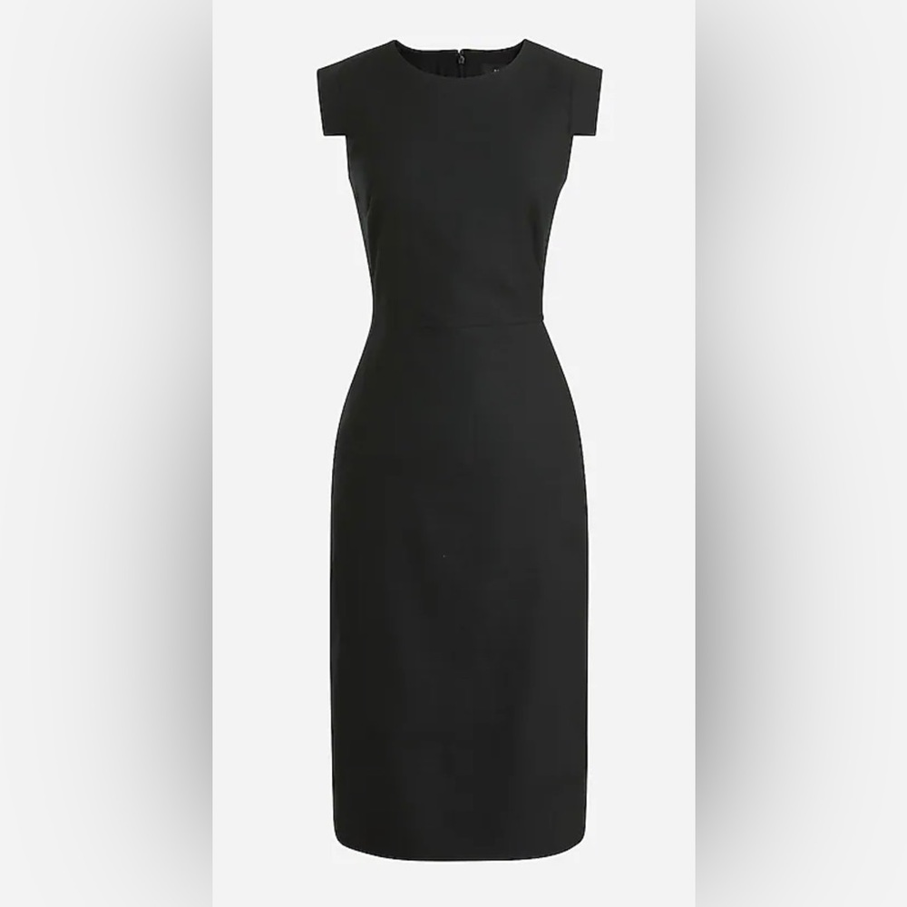 J Crew Resume Dress Lightweight Wool Blend Perfect Office or any Occasion